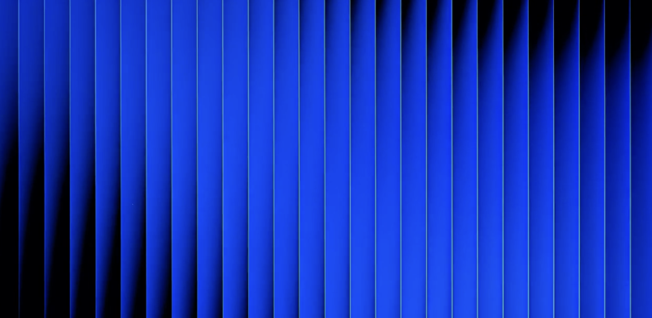 Blue Vertical Blinds