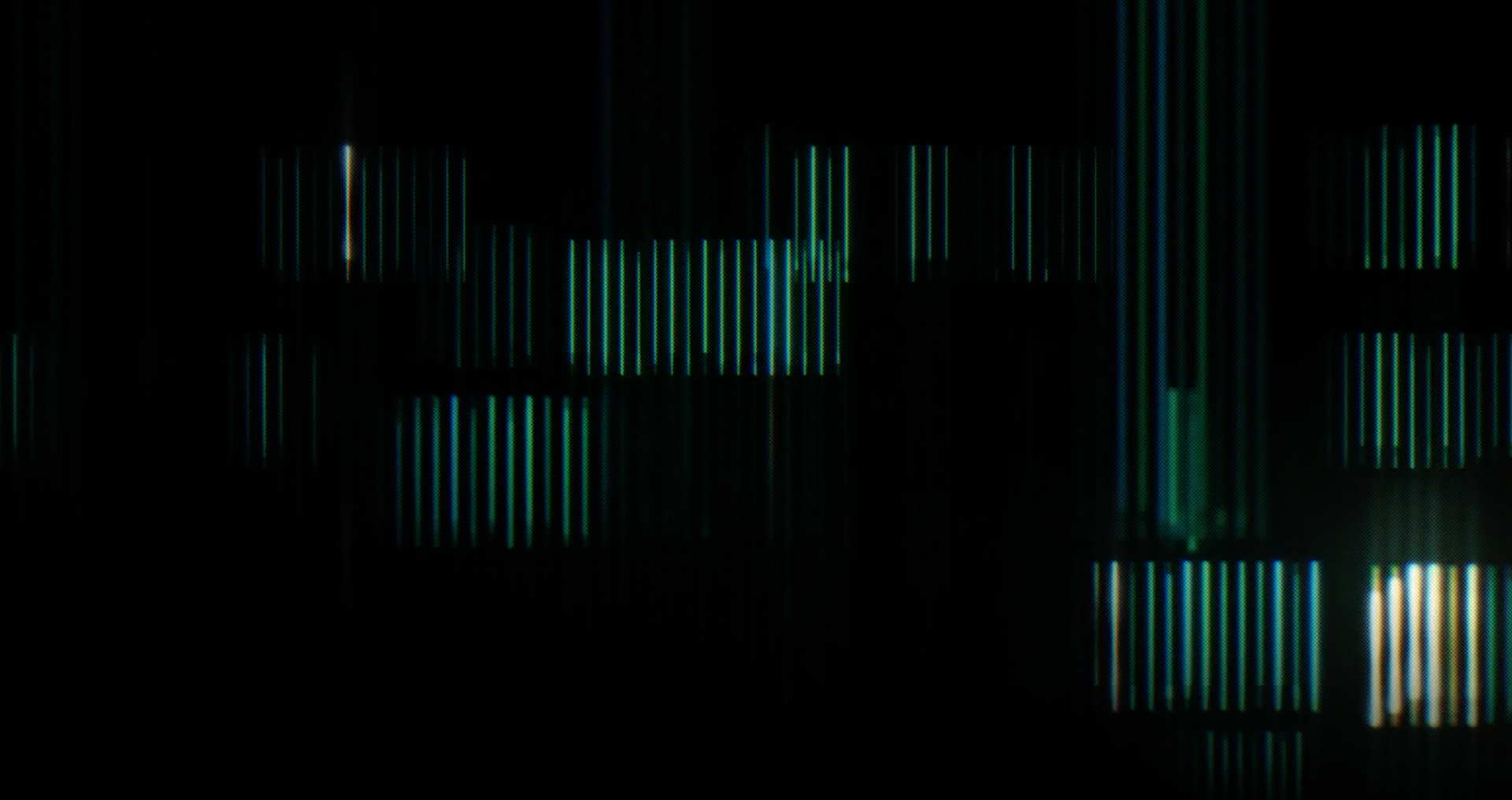 Teal Digital Rain
